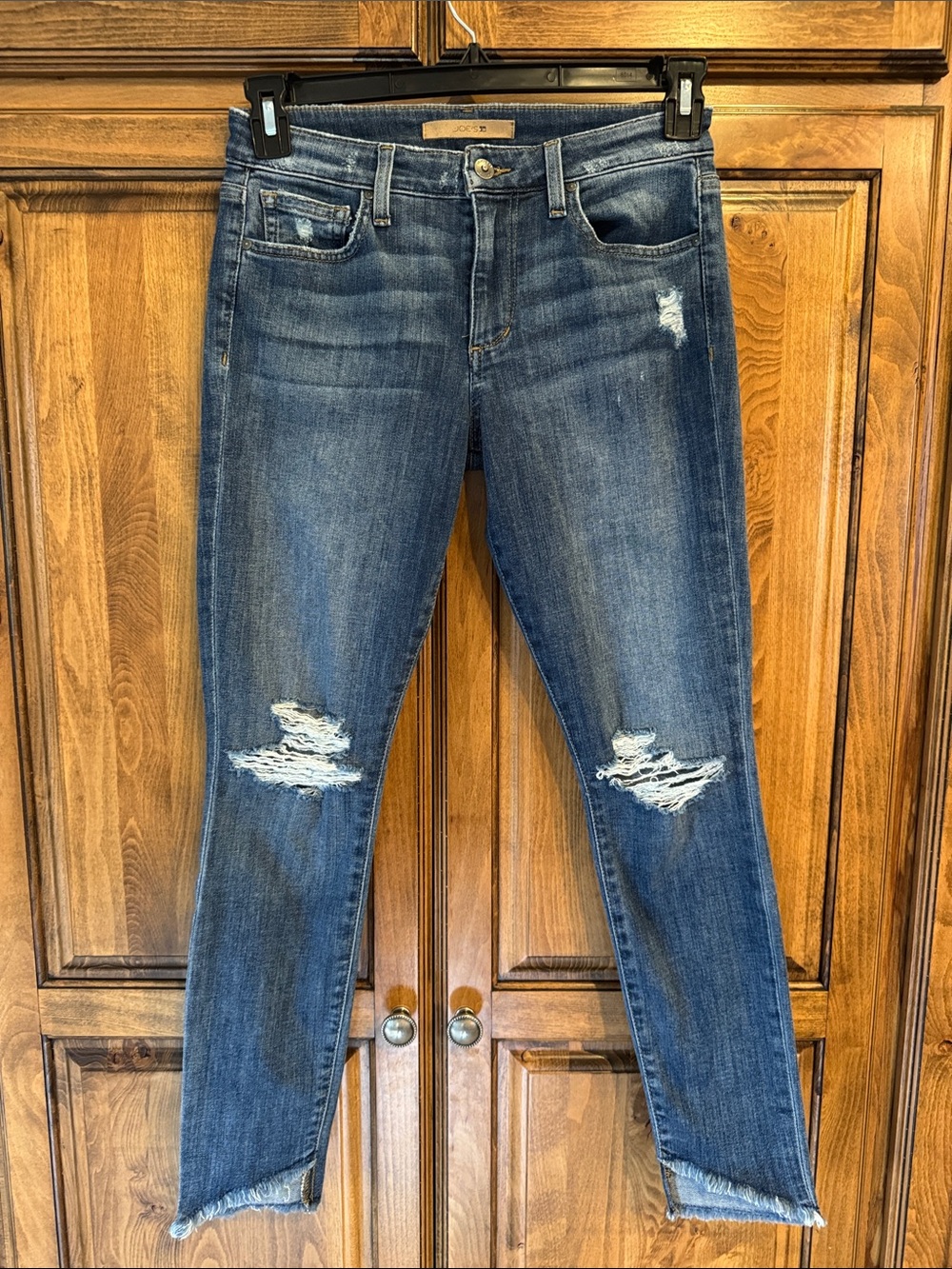 Joe’s Distressed Women's Blue Skinny Jeans